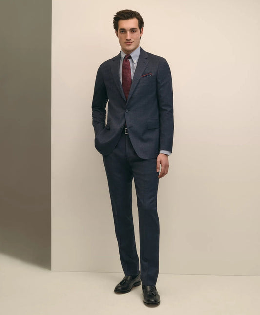 Classic Fit Wool Check 1818 Suit | Brooks Brothers online shop
