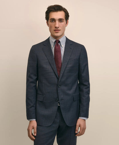 Classic Fit Wool Check 1818 Suit | Brooks Brothers online shop