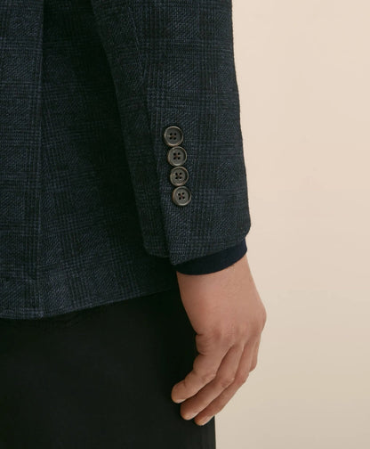 Classic Fit Wool Cotton Knit Check Sport Coat | Brooks Brothers online shop