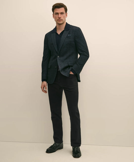 Classic Fit Wool Cotton Knit Check Sport Coat | Brooks Brothers online shop