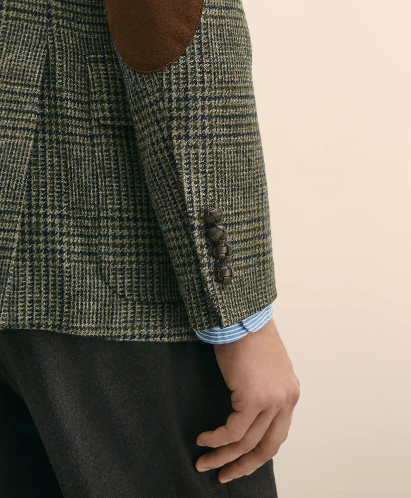 Classic Fit Wool-Cotton Tweed Check 1818 Sport Coat | Brooks Brothers on sale