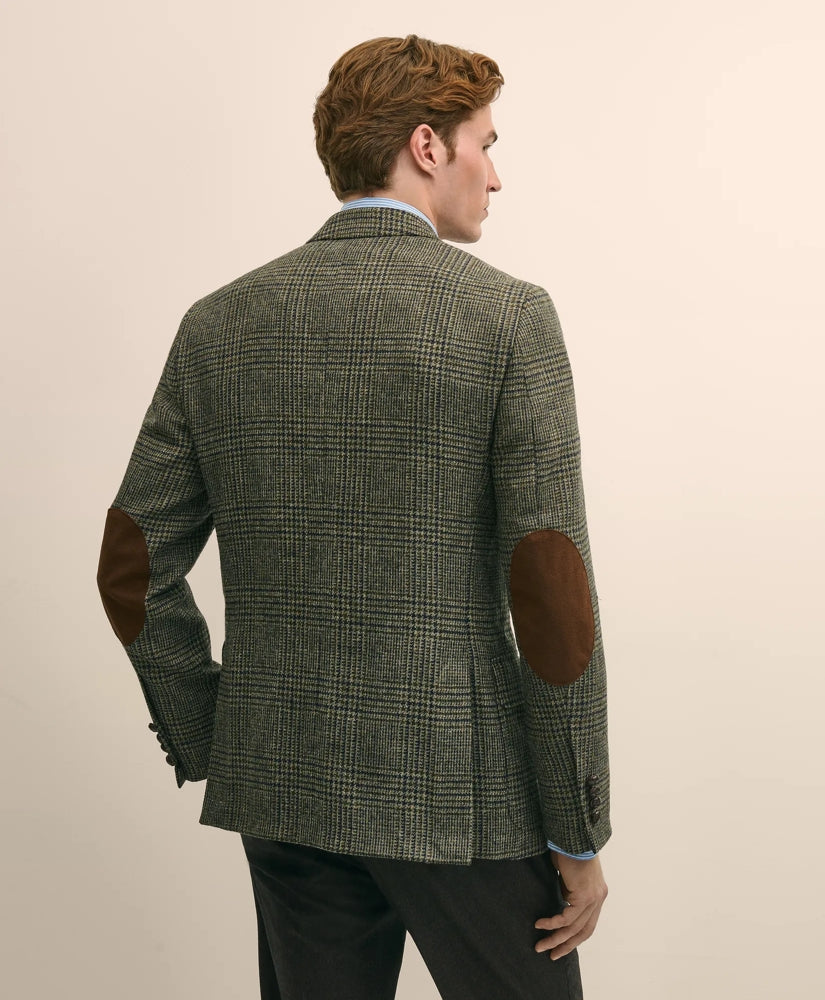 Classic Fit Wool-Cotton Tweed Check 1818 Sport Coat | Brooks Brothers on sale