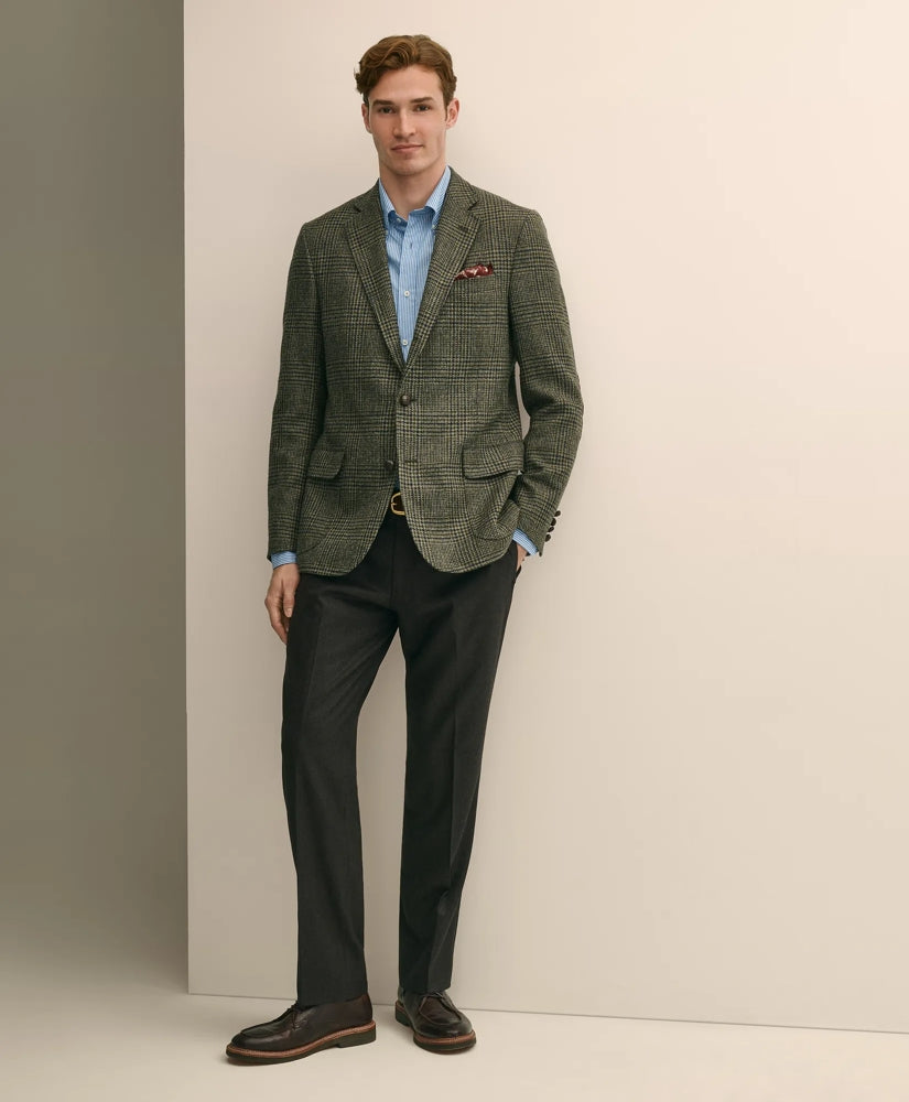 Classic Fit Wool Flannel Dress Pants | Brooks Brothers online