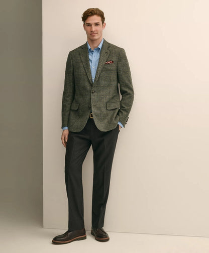 Classic Fit Wool Flannel Dress Pants | Brooks Brothers online