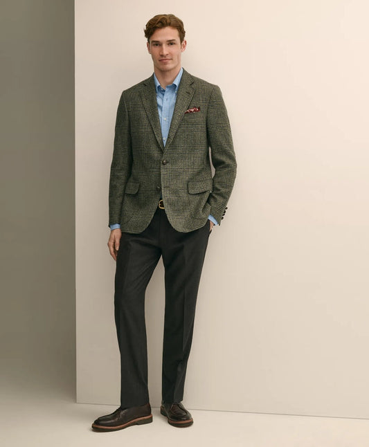 Classic Fit Wool Flannel Dress Pants | Brooks Brothers online