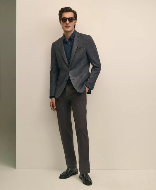 Classic Fit Wool Hopsack Gingham Sport Coat | Brooks Brothers on sale