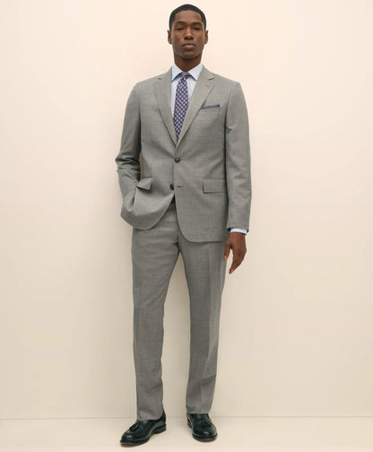 Classic Fit Wool Mini Houndstooth 1818 Suit | Brooks Brothers discount