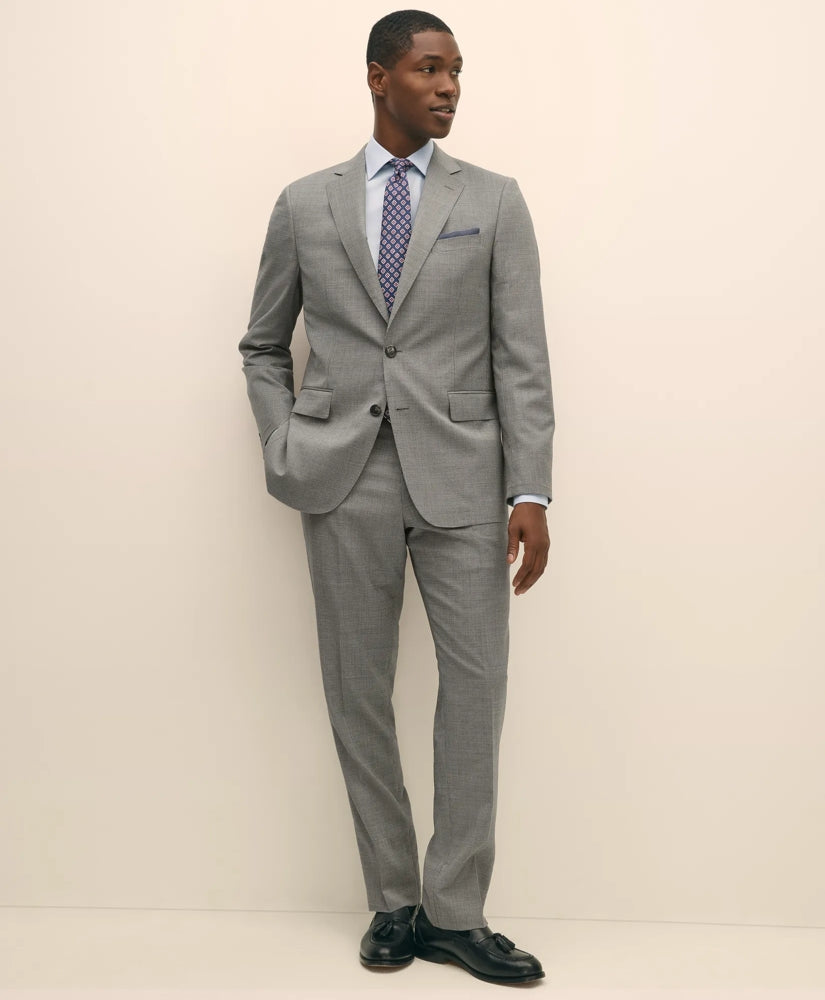 Classic Fit Wool Mini Houndstooth 1818 Suit | Brooks Brothers discount
