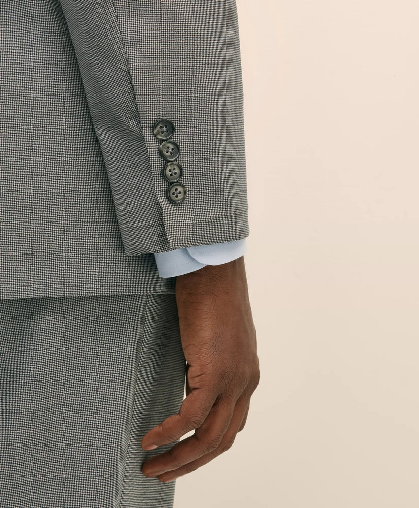 Classic Fit Wool Mini Houndstooth 1818 Suit | Brooks Brothers discount