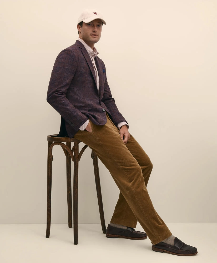 Classic Fit Wool Flannel Plaid Sport Coat | Brooks Brothers online