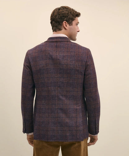 Classic Fit Wool Flannel Plaid Sport Coat | Brooks Brothers online