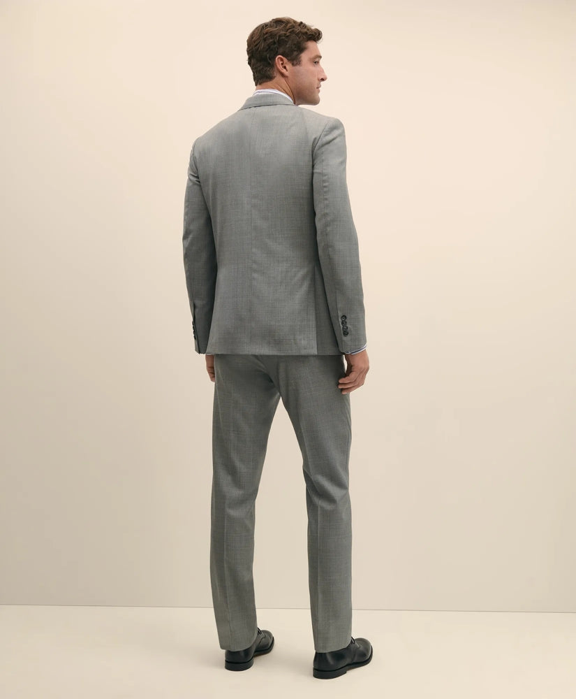 Classic Fit Wool Sharkskin 1818 Suit | Brooks Brothers sale