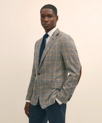 Classic Fit Wool Tweed Multicheck 1818 Sport Coat | Brooks Brothers for sale