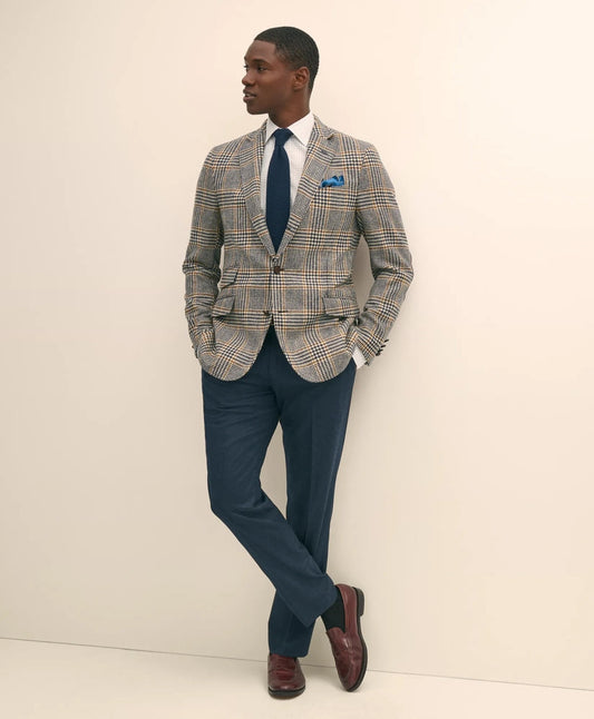 Classic Fit Wool Tweed Multicheck 1818 Sport Coat | Brooks Brothers for sale