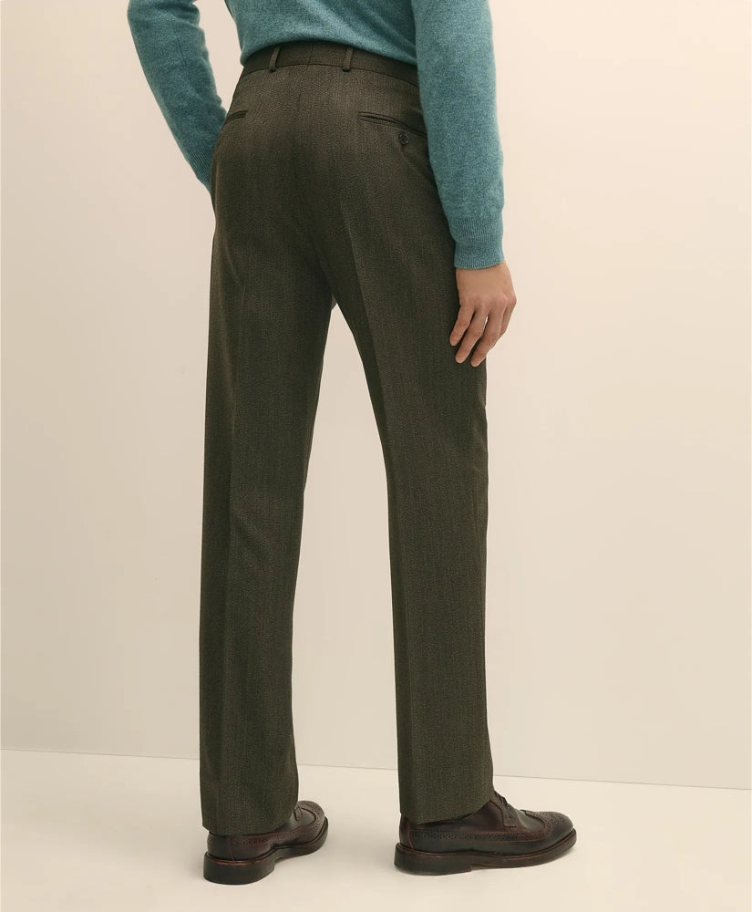 Classic Fit Wool Twill Dress Pants | Brooks Brothers sale