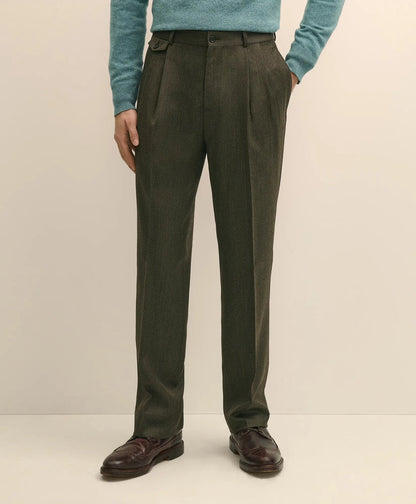 Classic Fit Wool Twill Dress Pants | Brooks Brothers sale