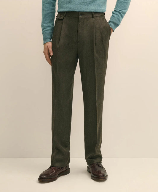 Classic Fit Wool Twill Dress Pants | Brooks Brothers sale