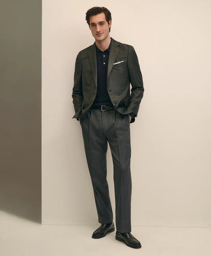 Classic Fit Wool Twill Dress Pants | Brooks Brothers sale - US 9755