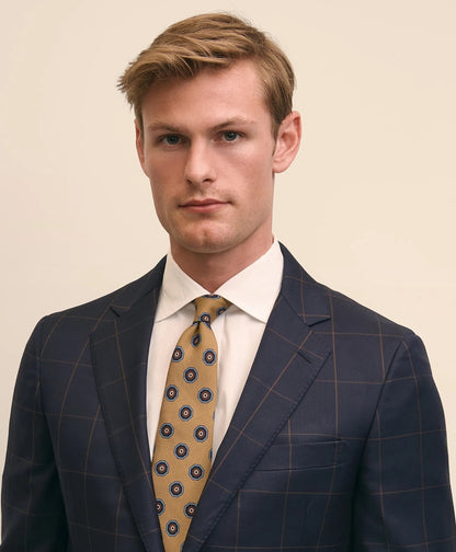 Classic Fit Wool Windowpane 1818 Suit | Brooks Brothers for sale