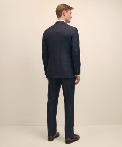 Classic Fit Wool Windowpane 1818 Suit | Brooks Brothers for sale