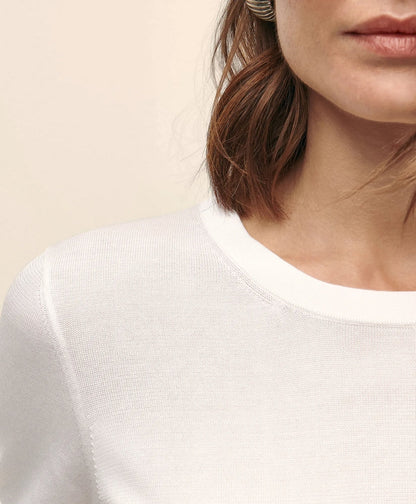 Classic Short-Sleeve Jersey Crewneck Sweater | Brooks Brothers online