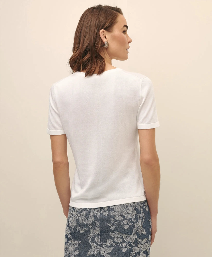 Classic Short-Sleeve Jersey Crewneck Sweater | Brooks Brothers online