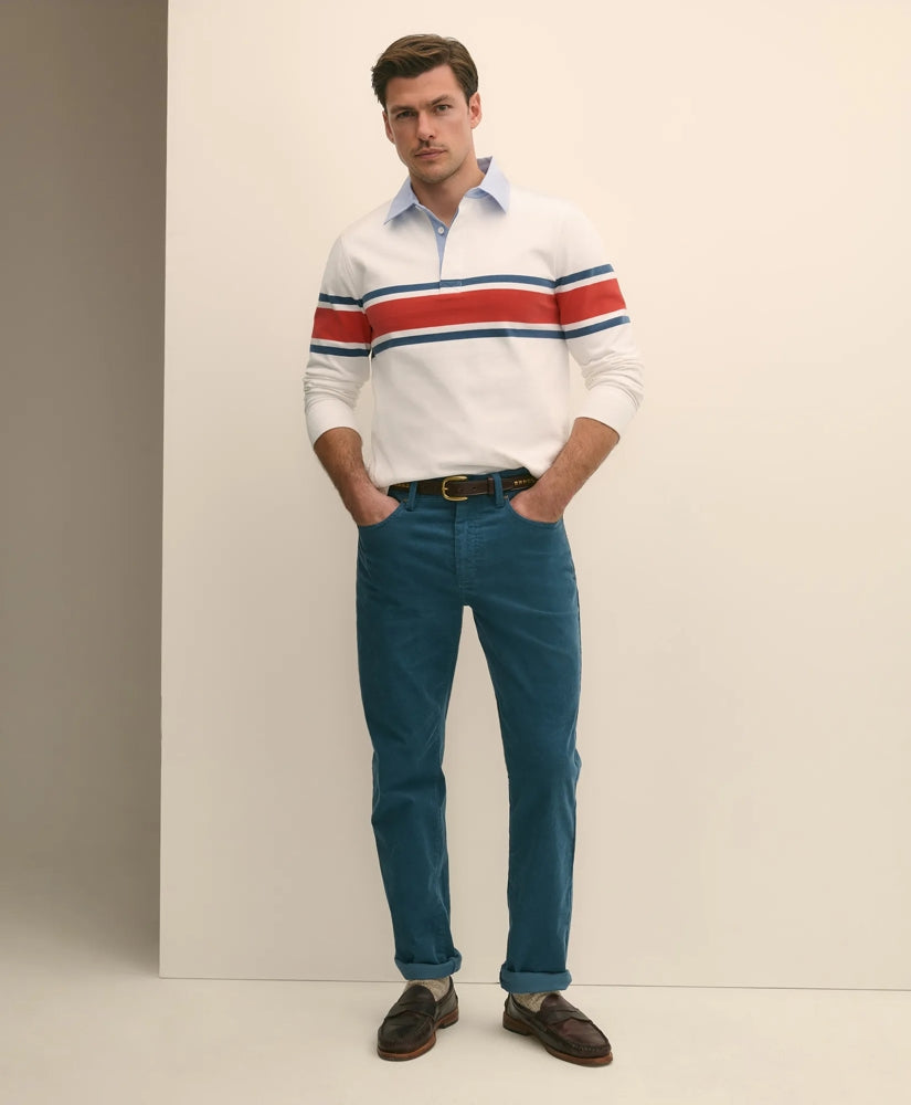 Cotton 5-Pocket Corduroy Pants | Brooks Brothers online shop