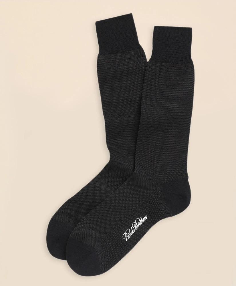 Cotton Bird's Eye Crew Socks | Brooks Brothers sale - US 2286