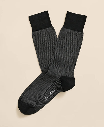 Cotton-Blend Birdseye Socks | Brooks Brothers sale - US 6578