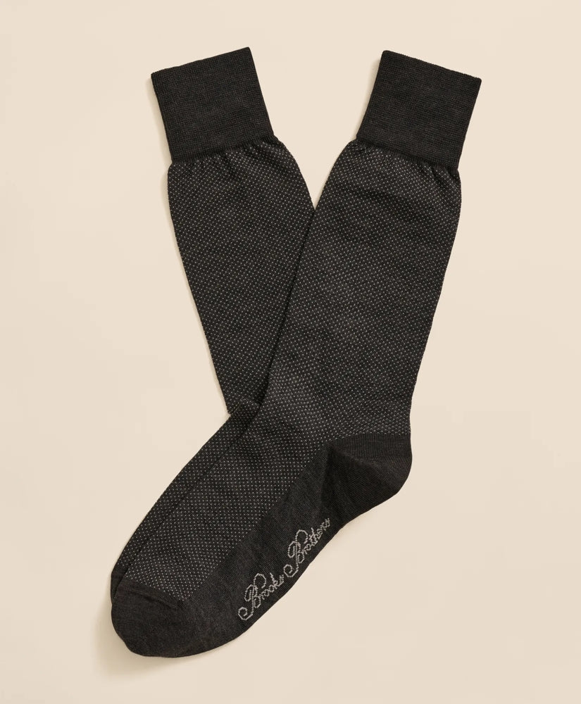 Cotton-Blend Birdseye Socks | Brooks Brothers sale - US 6578