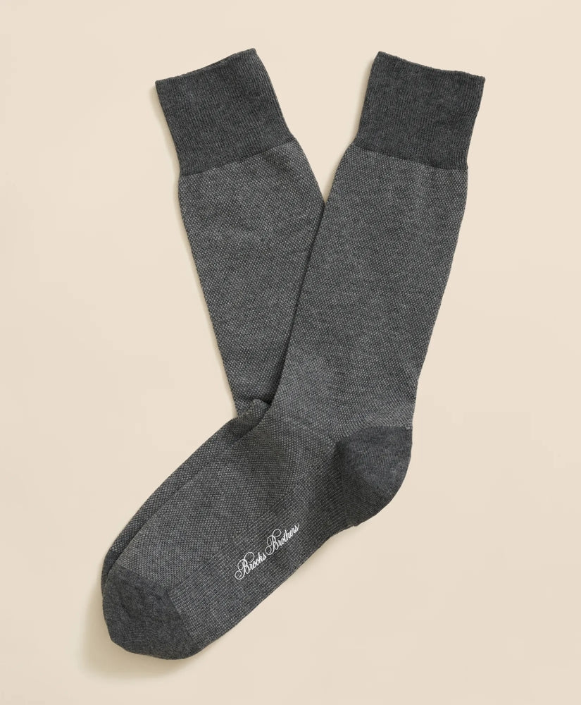 Cotton-Blend Birdseye Socks | Brooks Brothers sale - US 6578