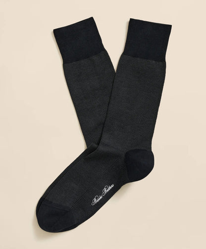 Cotton-Blend Birdseye Socks | Brooks Brothers sale - US 6578