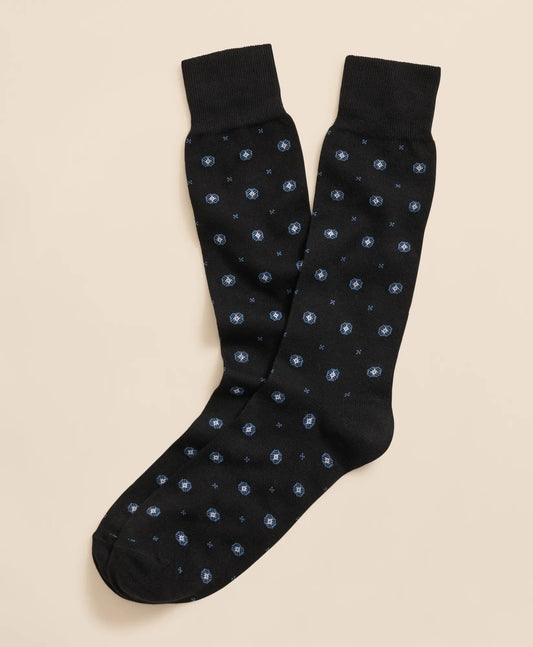 Cotton-Blend Foulard Socks | Brooks Brothers cheap