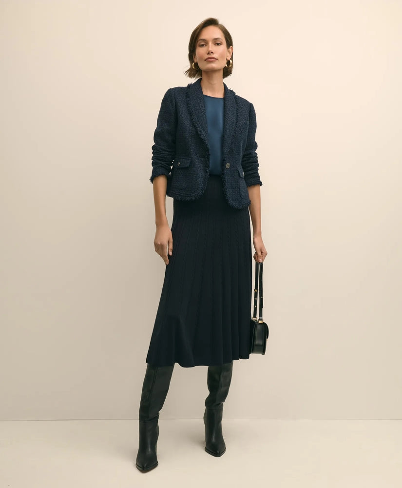 Fringed Boucle Jacket | Brooks Brothers on sale