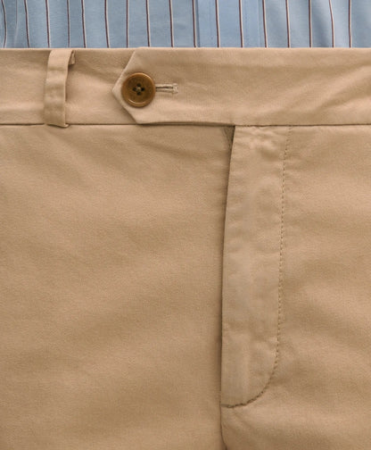 Cotton Blend Relaxed Chino Pants | Brooks Brothers on sale