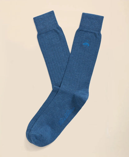 Cotton Blend Ribbed Socks | Brooks Brothers online shop - US 4783
