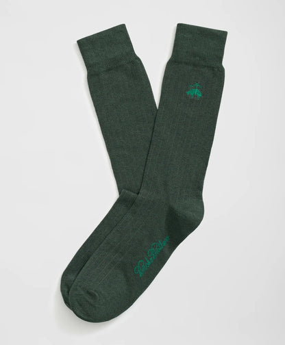 Cotton Blend Ribbed Socks | Brooks Brothers online shop - US 4783