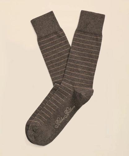 Cotton Blend Striped Socks | Brooks Brothers on sale - US 7555