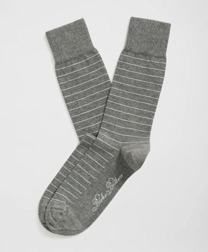 Cotton Blend Striped Socks | Brooks Brothers on sale - US 7555