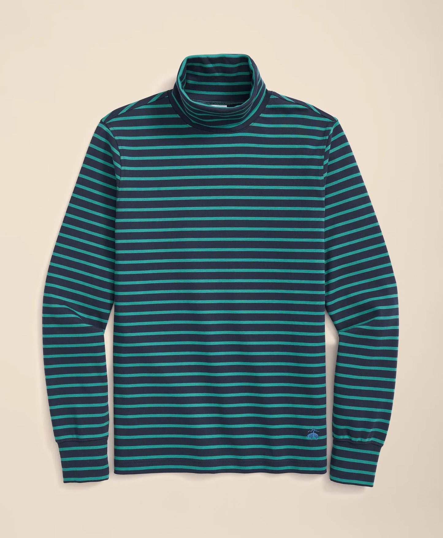 Cotton Blend Striped Turtleneck | Brooks Brothers cheap