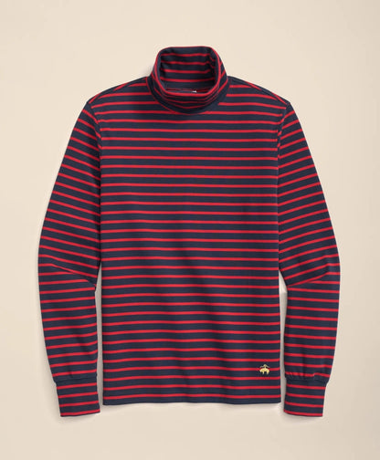 Cotton Blend Striped Turtleneck | Brooks Brothers cheap - US 2946