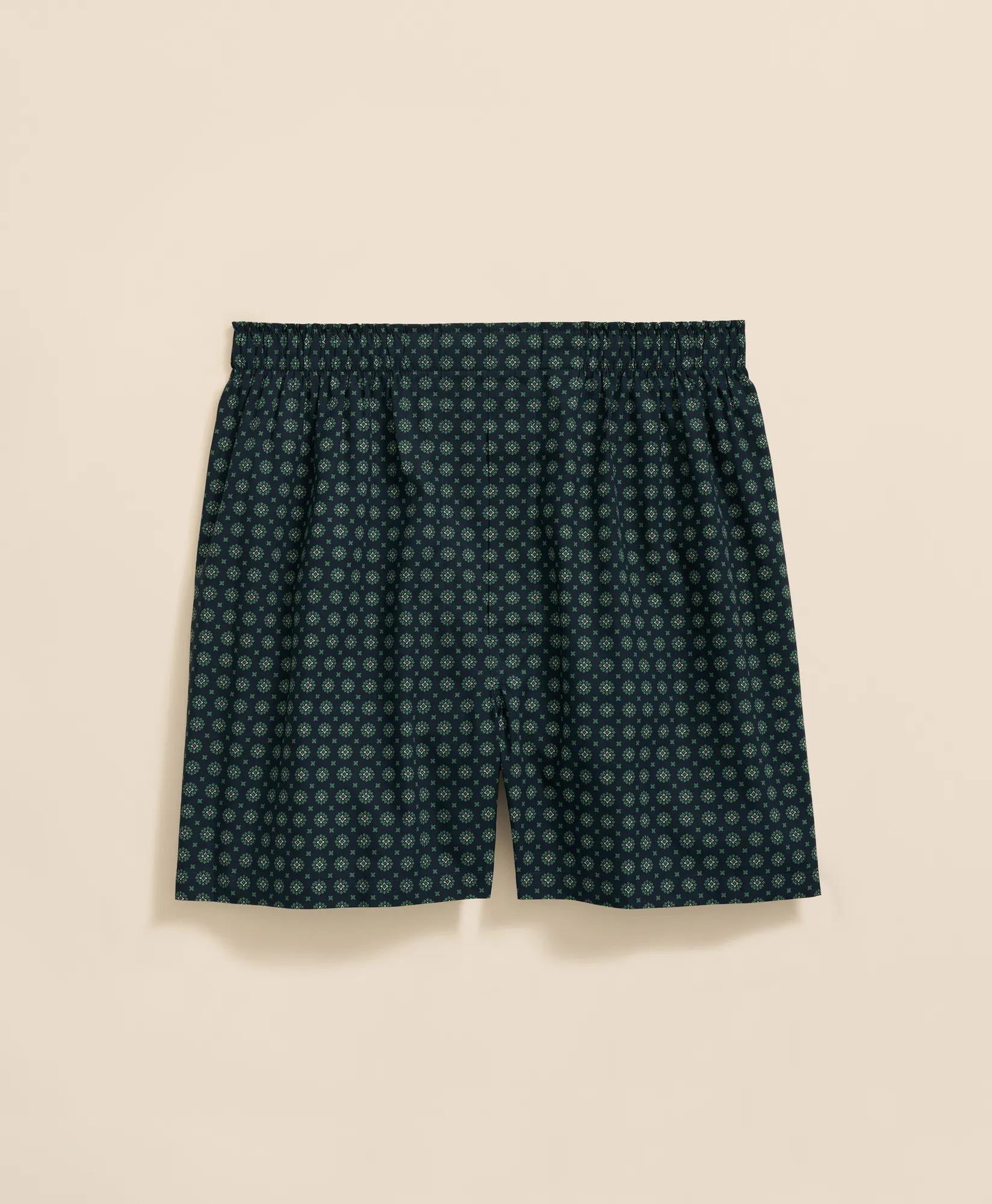 Cotton Broadcloth Foulard Boxers | Brooks Brothers online shop