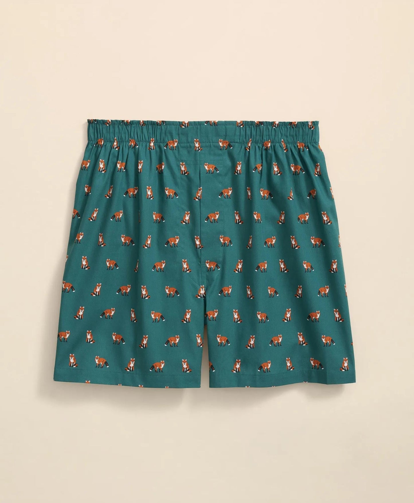 Cotton Broadcloth Fox Motif Boxers | Brooks Brothers for sale