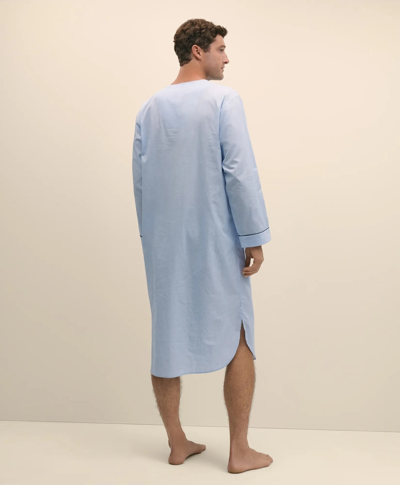 Cotton Broadcloth Nightshirt | Brooks Brothers cheap