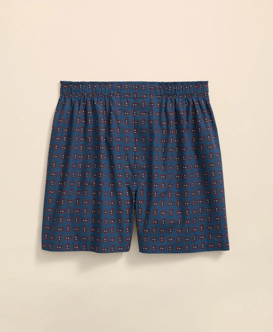 Cotton Broadcloth Paisley Boxers | Brooks Brothers online shop