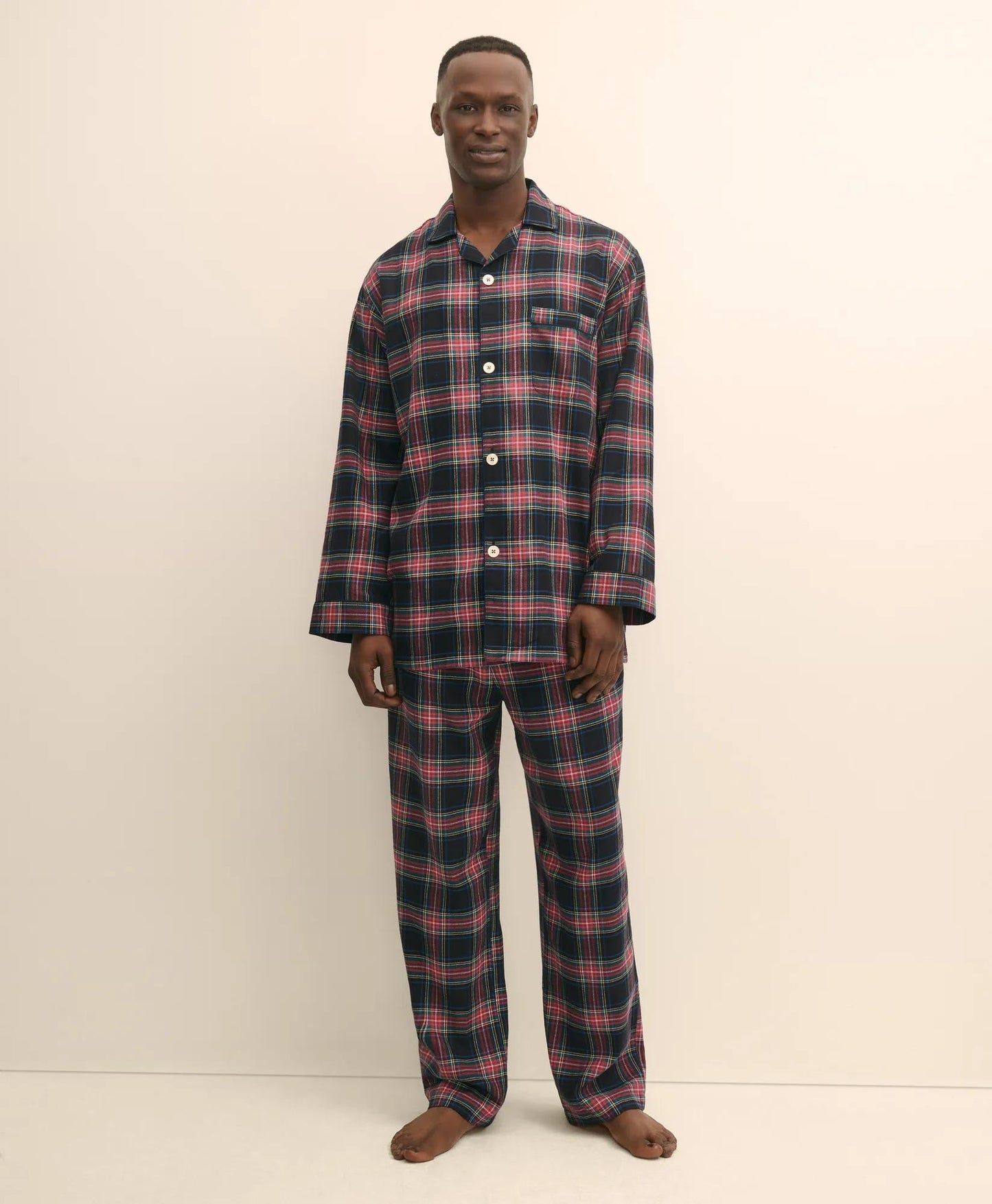 Cotton Flannel Tartan Pajamas | Brooks Brothers sale