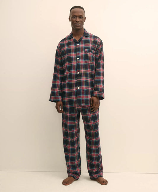 Cotton Flannel Tartan Pajamas | Brooks Brothers sale