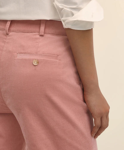 Cotton Corduroy Wide Leg Cropped Pants | Brooks Brothers online shop