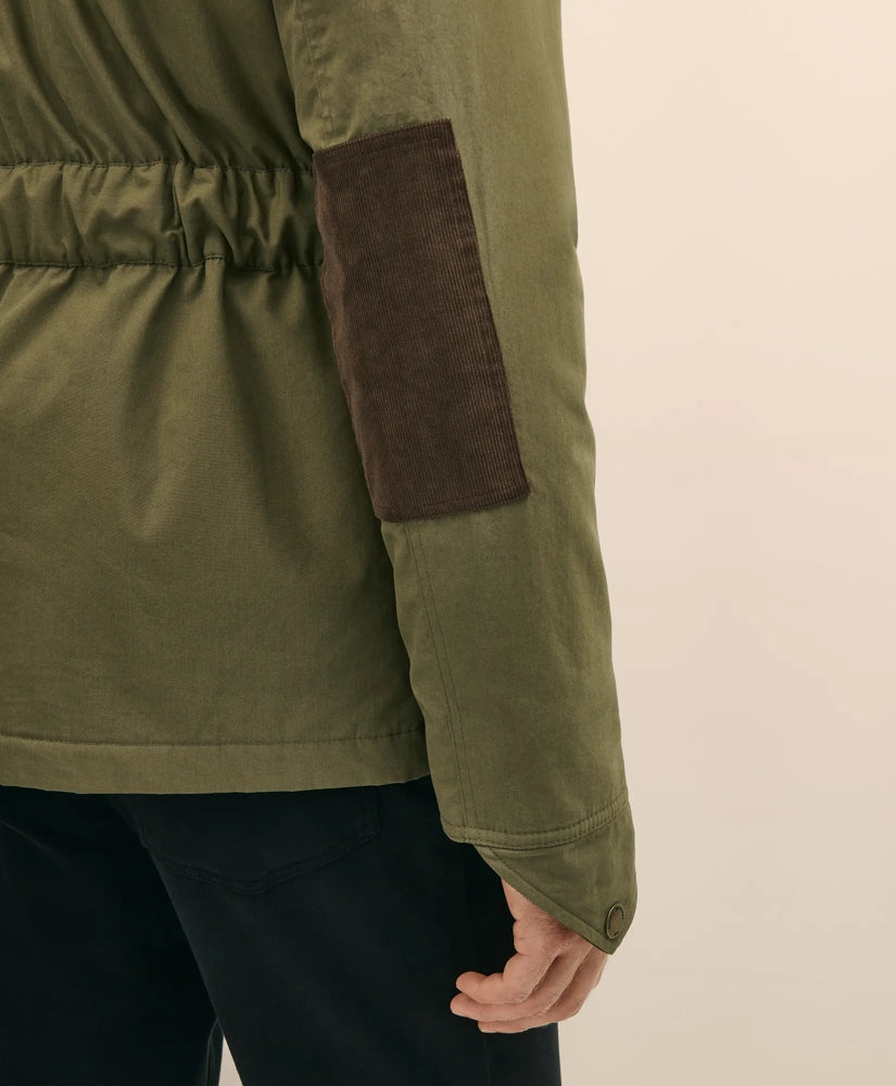Cotton Field Jacket With Removable Shearling Collar | Brooks Brothers discount