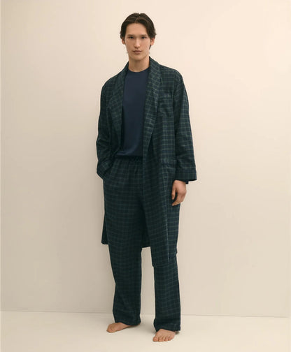 Cotton Flannel Plaid Lounge Pants | Brooks Brothers on sale - US 2127